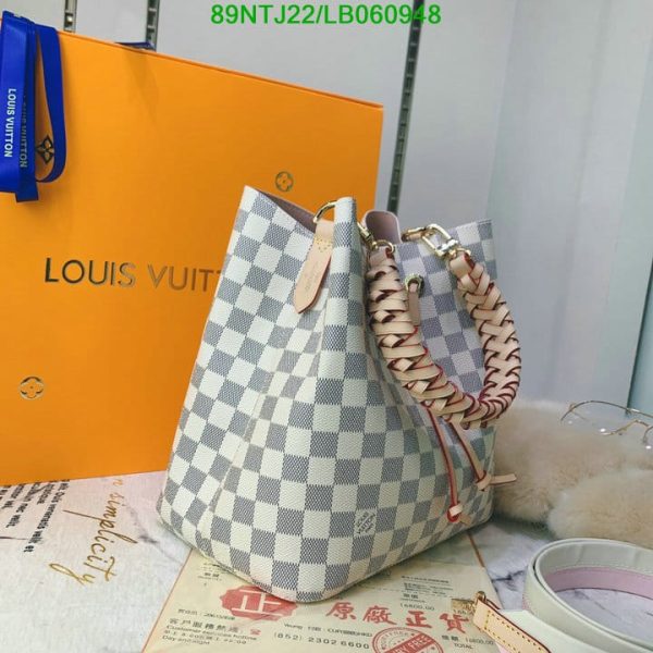 Louis Vuitton AAA+ Replica Damier Azur NeverFull MM Totes Shoulder Bag  LB06094884356