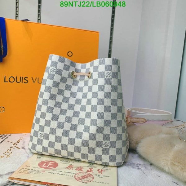 Louis Vuitton AAA+ Replica Damier Azur NeverFull MM Totes Shoulder Bag  LB06094884356