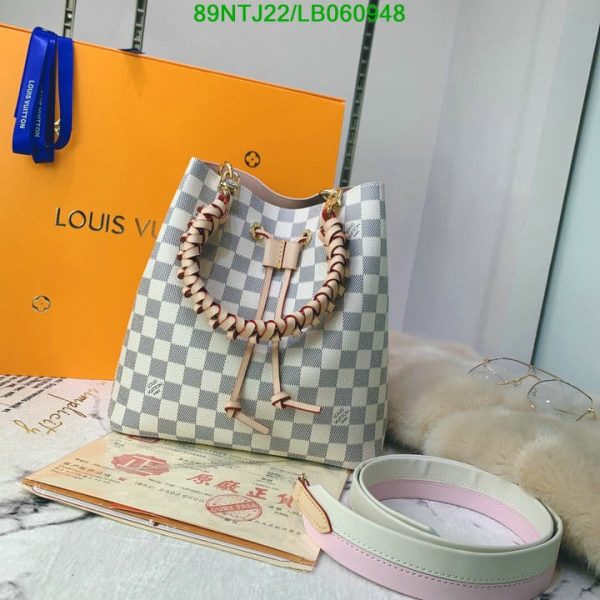 Louis Vuitton AAA+ Replica Damier Azur NeverFull MM Totes Shoulder Bag  LB06094884356