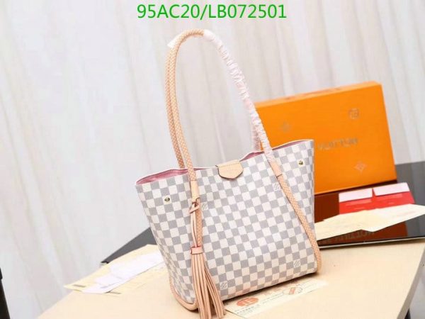 Louis Vuitton AAA+ Replica Damier Azur Propriano Braided Tote Bag  LB07250124537