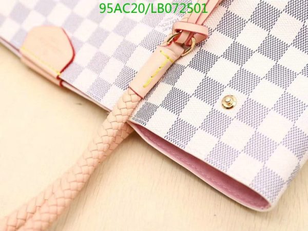 Louis Vuitton AAA+ Replica Damier Azur Propriano Braided Tote Bag  LB07250124537