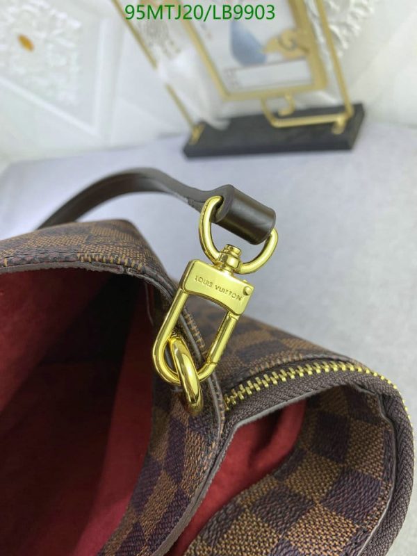 Louis Vuitton AAA+ Replica Damier Brompton Leather Handbag LB99035896483