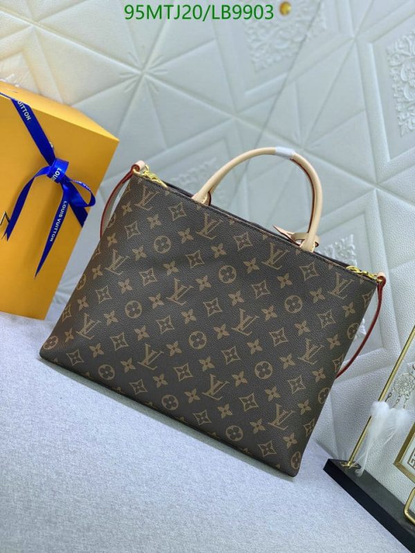 Louis Vuitton AAA+ Replica Damier Brompton Leather Handbag LB99035896483