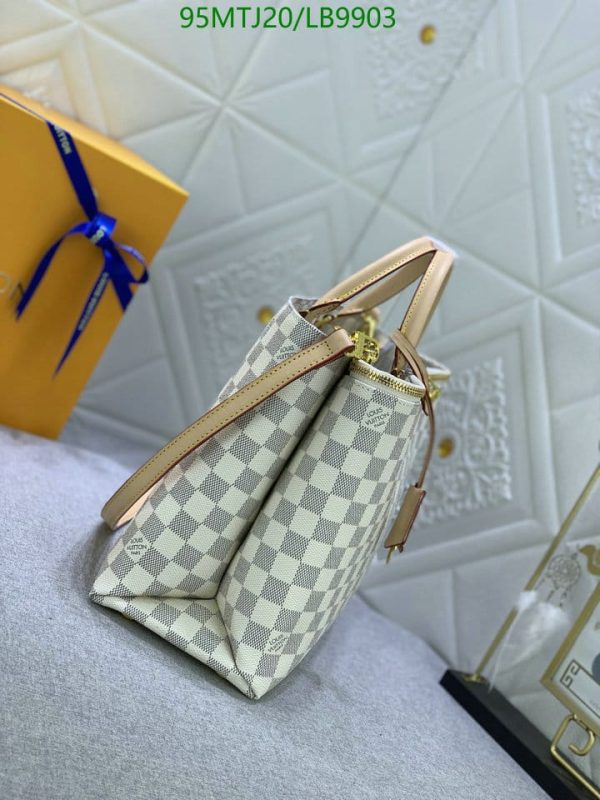 Louis Vuitton AAA+ Replica Damier Brompton Leather Handbag LB99035896483