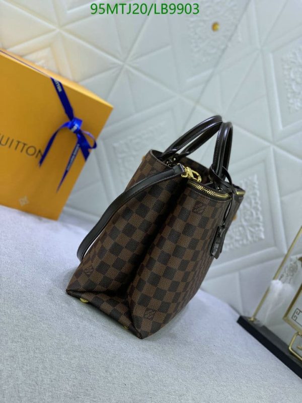 Louis Vuitton AAA+ Replica Damier Brompton Leather Handbag LB99035896483