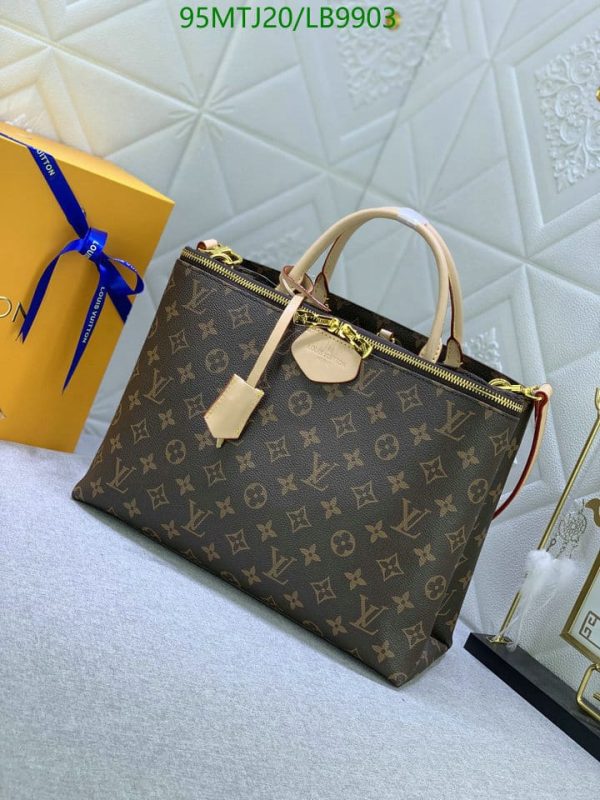 Louis Vuitton AAA+ Replica Damier Brompton Leather Handbag LB99035896483