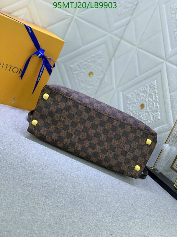 Louis Vuitton AAA+ Replica Damier Brompton Leather Handbag LB99035896483