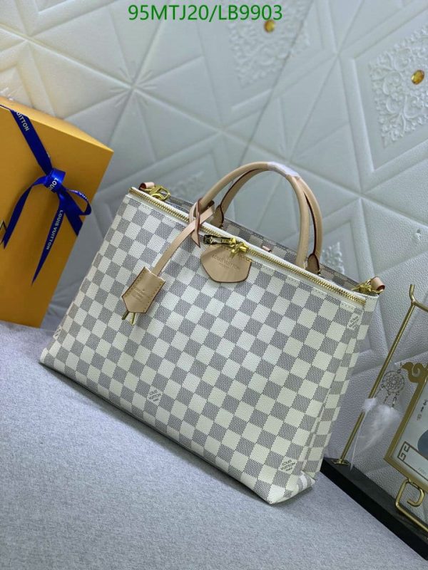 Louis Vuitton AAA+ Replica Damier Brompton Leather Handbag LB99035896483