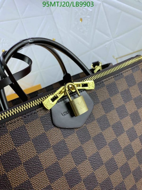 Louis Vuitton AAA+ Replica Damier Brompton Leather Handbag LB99035896483