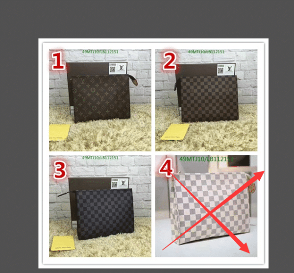 Louis Vuitton AAA+ Replica Damier Ebene A5 LB11215157324