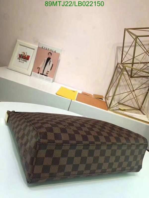 Louis Vuitton AAA+ Replica Damier Ebene Canvas Musette Messenger Bag LB02215056489