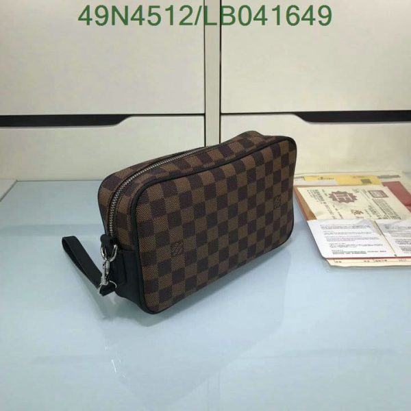 Louis Vuitton AAA+ Replica Damier Ebene Canvas Saleya PM Bag LB04164957986