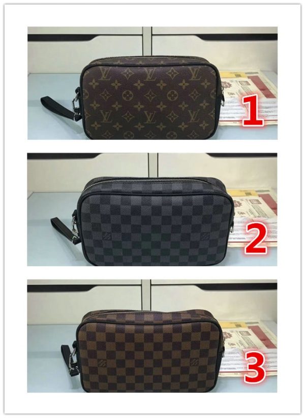 Louis Vuitton AAA+ Replica Damier Ebene Canvas Saleya PM Bag LB04164957986