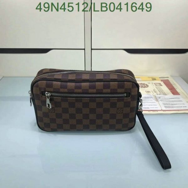 Louis Vuitton AAA+ Replica Damier Ebene Canvas Saleya PM Bag LB04164957986