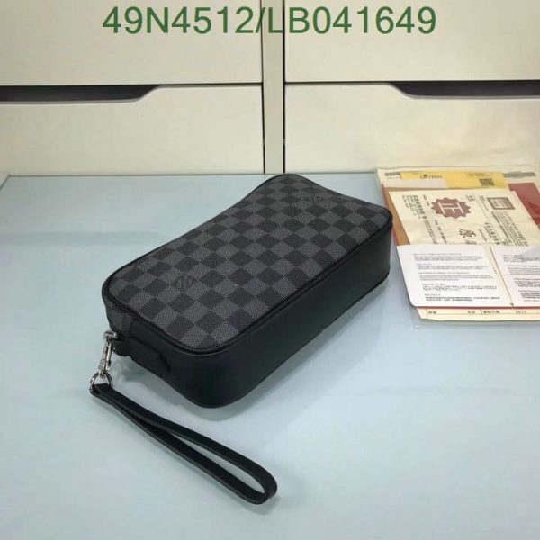 Louis Vuitton AAA+ Replica Damier Ebene Canvas Saleya PM Bag LB04164957986