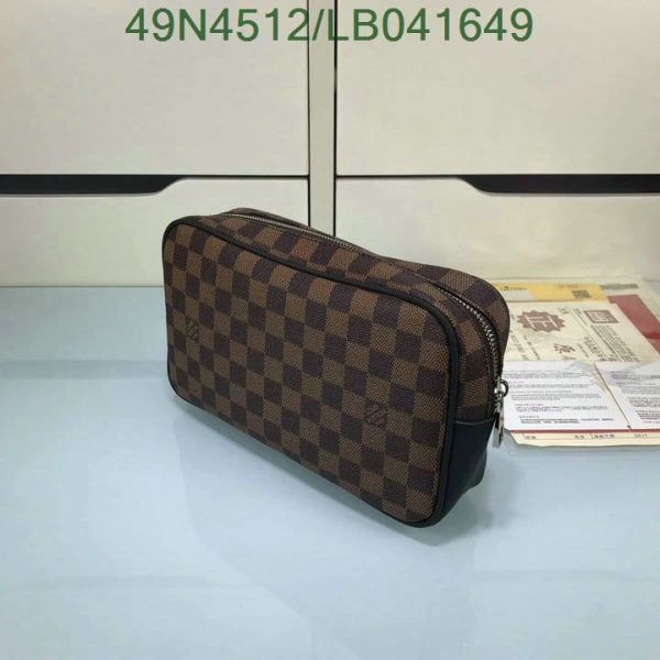 Louis Vuitton AAA+ Replica Damier Ebene Canvas Saleya PM Bag LB04164957986