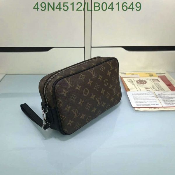 Louis Vuitton AAA+ Replica Damier Ebene Canvas Saleya PM Bag LB04164957986