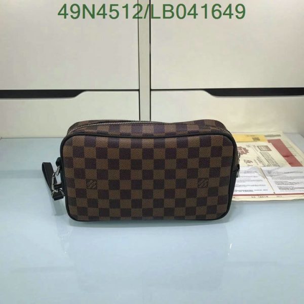 Louis Vuitton AAA+ Replica Damier Ebene Canvas Saleya PM Bag LB04164957986