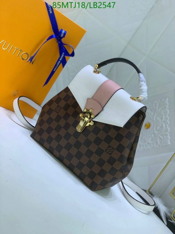 Louis Vuitton AAA+ Replica Damier Ebene Clapton Backpack LB25478937853