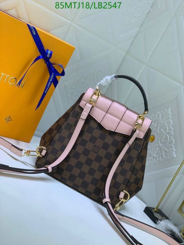 Louis Vuitton AAA+ Replica Damier Ebene Clapton Backpack LB25478937853