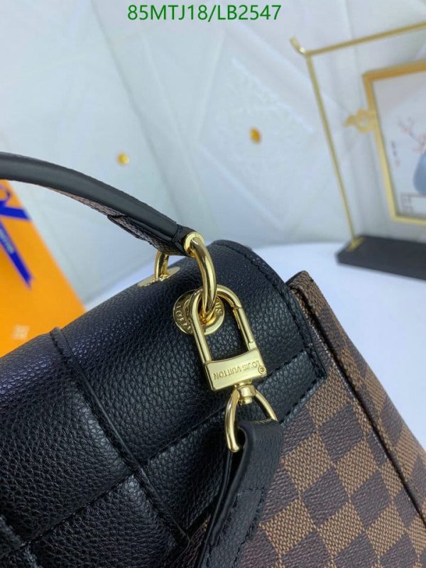 Louis Vuitton AAA+ Replica Damier Ebene Clapton Backpack LB25478937853