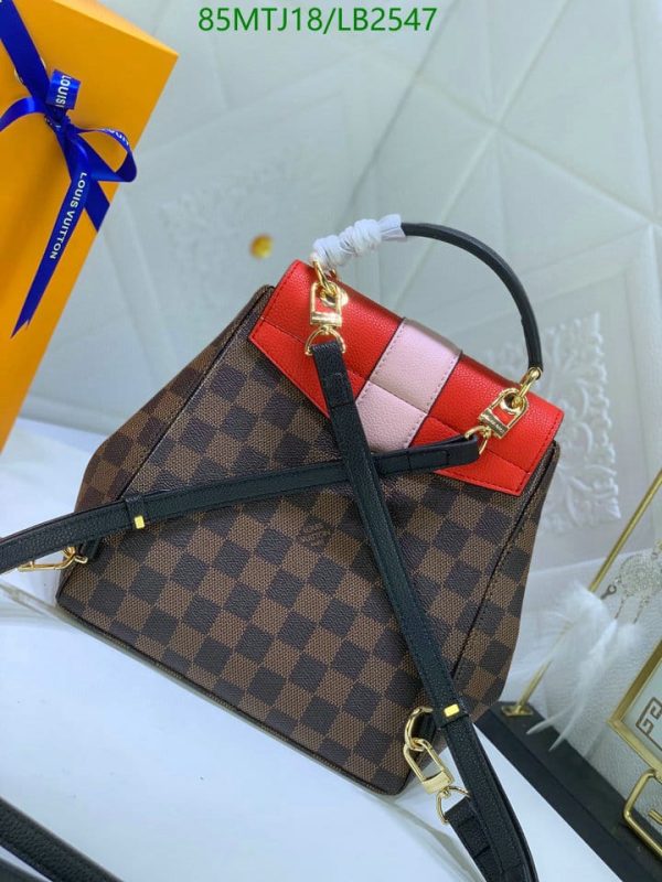 Louis Vuitton AAA+ Replica Damier Ebene Clapton Backpack LB25478937853