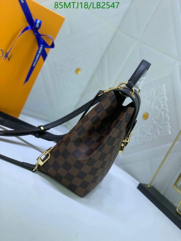 Louis Vuitton AAA+ Replica Damier Ebene Clapton Backpack LB25478937853