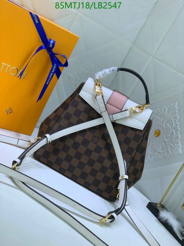 Louis Vuitton AAA+ Replica Damier Ebene Clapton Backpack LB25478937853