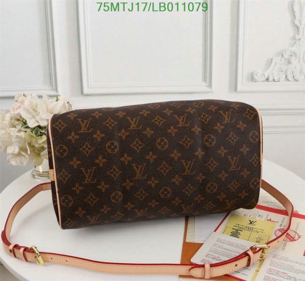 Louis Vuitton AAA+ Replica Damier Ebene Speedy Bandouliere LB01107975961