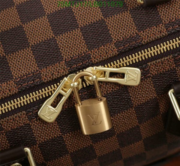 Louis Vuitton AAA+ Replica Damier Ebene Speedy Bandouliere LB01107975961