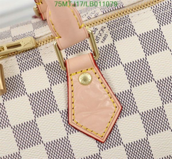 Louis Vuitton AAA+ Replica Damier Ebene Speedy Bandouliere LB01107975961