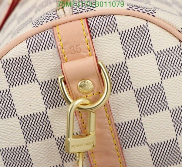 Louis Vuitton AAA+ Replica Damier Ebene Speedy Bandouliere LB01107975961