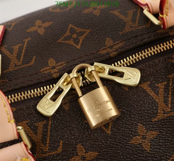 Louis Vuitton AAA+ Replica Damier Ebene Speedy Bandouliere LB01107975961