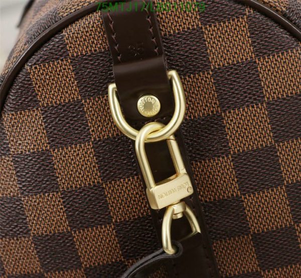 Louis Vuitton AAA+ Replica Damier Ebene Speedy Bandouliere LB01107975961