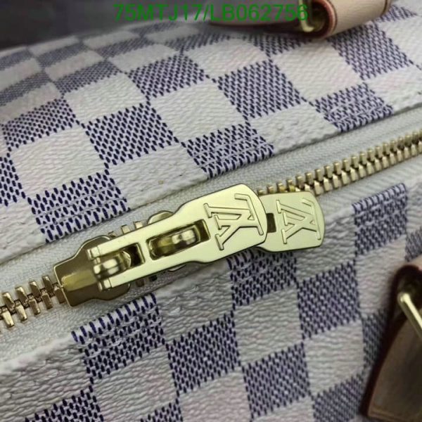 Louis Vuitton AAA+ Replica Damier Ebene Speedy Banduoulier Bag LB06275663782