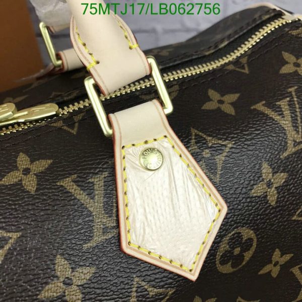 Louis Vuitton AAA+ Replica Damier Ebene Speedy Banduoulier Bag LB06275663782