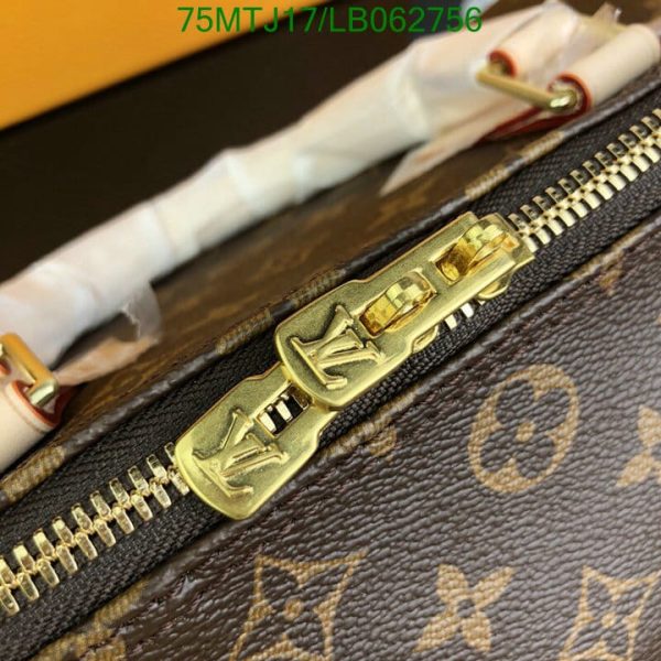 Louis Vuitton AAA+ Replica Damier Ebene Speedy Banduoulier Bag LB06275663782