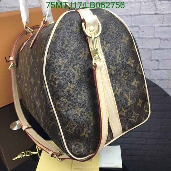 Louis Vuitton AAA+ Replica Damier Ebene Speedy Banduoulier Bag LB06275663782