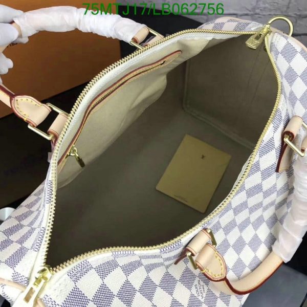 Louis Vuitton AAA+ Replica Damier Ebene Speedy Banduoulier Bag LB06275663782