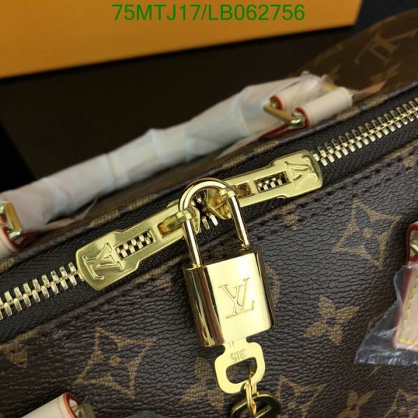 Louis Vuitton AAA+ Replica Damier Ebene Speedy Banduoulier Bag LB06275663782