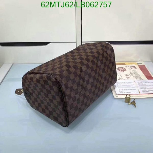 Louis Vuitton AAA+ Replica Damier Ebene Speedy Boston Bag LB06275789354