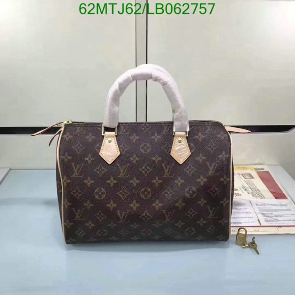 Louis Vuitton AAA+ Replica Damier Ebene Speedy Boston Bag LB06275789354