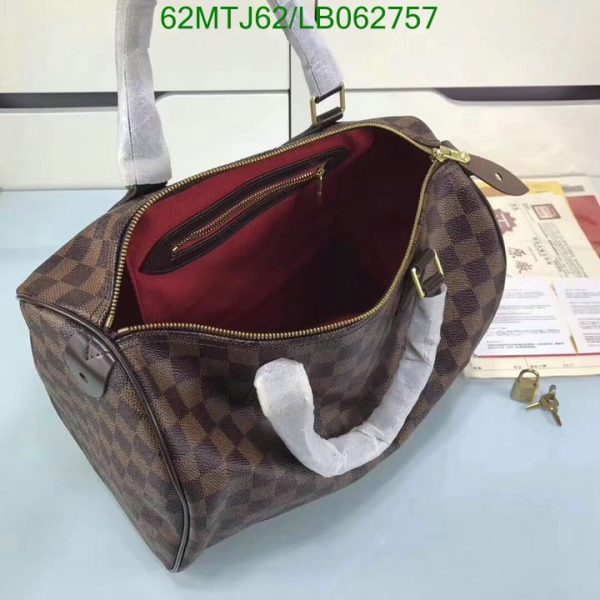 Louis Vuitton AAA+ Replica Damier Ebene Speedy Boston Bag LB06275789354