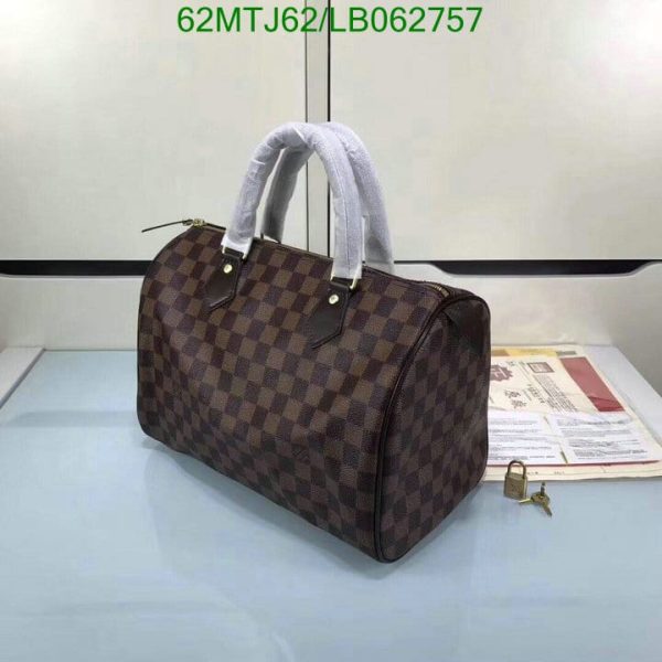 Louis Vuitton AAA+ Replica Damier Ebene Speedy Boston Bag LB06275789354