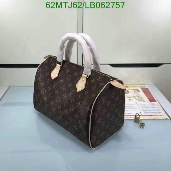 Louis Vuitton AAA+ Replica Damier Ebene Speedy Boston Bag LB06275789354