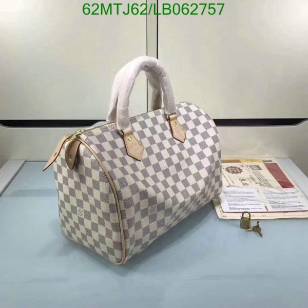 Louis Vuitton AAA+ Replica Damier Ebene Speedy Boston Bag LB06275789354