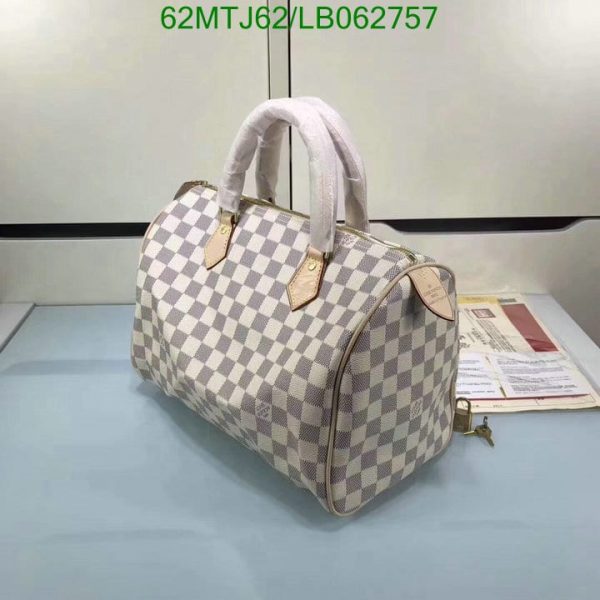 Louis Vuitton AAA+ Replica Damier Ebene Speedy Boston Bag LB06275789354