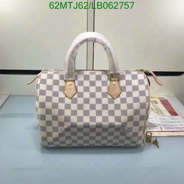 Louis Vuitton AAA+ Replica Damier Ebene Speedy Boston Bag LB06275789354