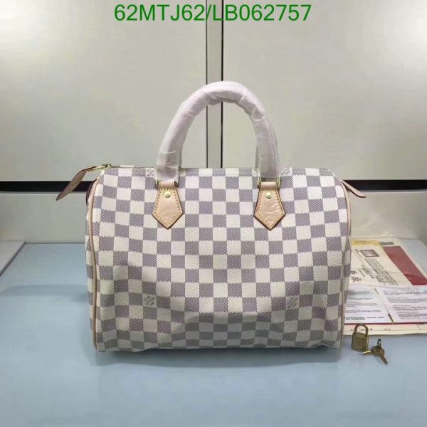 Louis Vuitton AAA+ Replica Damier Ebene Speedy Boston Bag LB06275789354