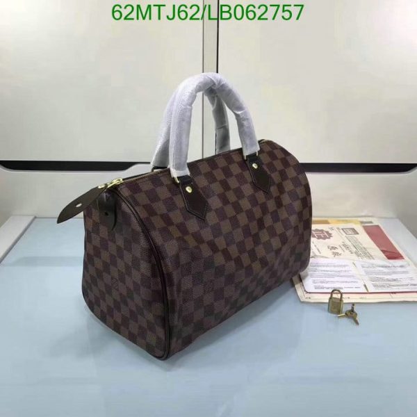 Louis Vuitton AAA+ Replica Damier Ebene Speedy Boston Bag LB06275789354